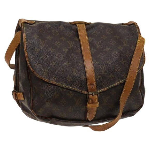 LOUIS VUITTON Monogram Saumur 35 Shoulder Bag - Picture 1 of 16